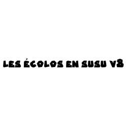 STICKERS LES ECOLOS EN SUSU V8