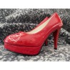 Escarpins Scania Vabis rouge/blanc T.39