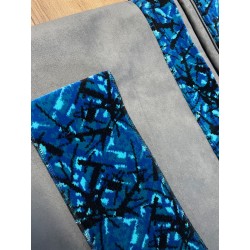 RIDEAUX ALCANTARA GRIS REBORDS DANOIS BLEU