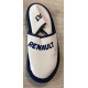 CHAUSSON SIMILI CUIR RENAULT BEIGE/BLEU MARINE TAILLE 45/46