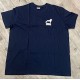 TEE SHIRT BLEU MARINE LOGO MAN BLANC TAILLE XXL