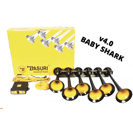 BASURI BABY SHARK 4.0 AIRHORN 12/24V - 22 MELODIES