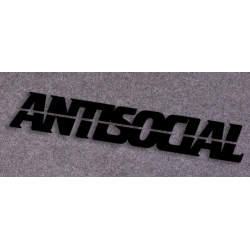 STICKERS ANTISOCIAL NOIR