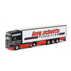 KAY SCHULTZ SCANIA R(6) TOPLINE 4X2 CURTAINSIDE TRAILER - 3 AXLE