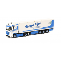 EUROPE FLYER MERCEDES-BENZ ACTROS MP4 GIGA SPACE 4X2 THERMOKING REEFER TRAILER - 3 AXLE