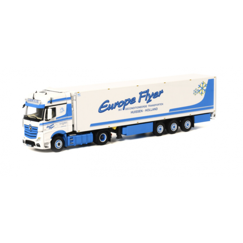 EUROPE FLYER MERCEDES-BENZ ACTROS MP4 GIGA SPACE 4X2 THERMOKING REEFER  TRAILER - 3 AXLE - Class Design