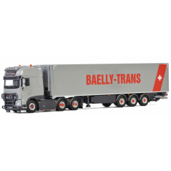 BAELLY-TRANS DAF XF SUPER SPACE CAB MY2017 6X2 TAG AXLE REEFER TRAILER - 3 AXLE