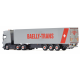 BAELLY-TRANS DAF XF SUPER SPACE CAB MY2017 6X2 TAG AXLE REEFER TRAILER - 3 AXLE