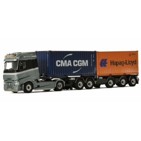 ARIE DE JONG RENAULT TRUCKS T HIGH 4X2 2CONNECT COMBI TRAILER | 2+3 AXLE + 2X 20 FT CONTAINER - 5 AXLE