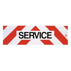 Panneau Réfléchissant Service - Adhésif
