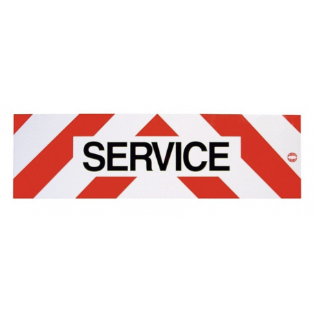 Panneau Réfléchissant Service - Adhésif Panneau Réfléchissant Service - Adhésif